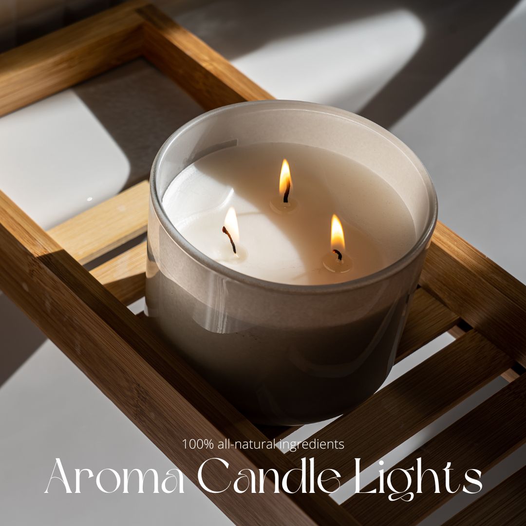 A variety of beautifully scented candles displayed in a cozy home setting, adding warmth and ambiance to the space